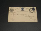 Peru 1897 Double Postal Card To Usa  23219