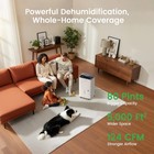80 120 150 Pints Energy Star Dehumidifier For Home  Basement   Large Space