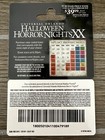 Halloween Horror Nights Xx Promo Ticket 2010 Unused Mint Rare