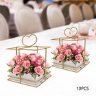 10pcs Gold Vases For Centerpieces Wedding Party Decoration Centerpiece Table New