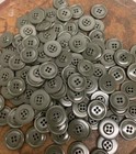 Set Of 2  Nos Us Army   Military Od Buttons 1 Inch  1960s R-48