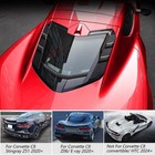 3pcs Rear Dry Bay Vent Blocks Cover For Corvette C8 Coupe Models All 2020-2025