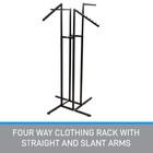 Sswbasics Versatile T Shirt Display Rack - Adjustable Height Clothing Display