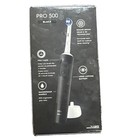 Oral-b Pro 500 Black Electric Toothbrush Rechargeable W charger