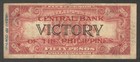 Philippines 50 Pesos Henry Lawton Victory Series P-99b 1944 Vf-