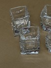 Set Of Four Gorgeous Carre Square Joyjolt 10 Oz Whiskey Glasses 