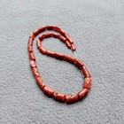 Sale Natural Red Coral Beads Loose Beads Vintage Italian Sea Coral Beds Gemstone