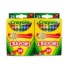 Crayola Classic Kids Coloring Art Crayons 24-count Per Box Rainbow Mix  8 Pack 
