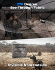 Hunting Blind Ground For 2-3 Person See Through Blinds For Deer Hunting 270 Degr