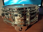 Rare Vtg 1970s Rogers Dyna-sonic Dynasonic Cob Snare Drum W snare Rail Big R Wow