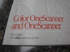 Vintage Apple Macintosh Color Onescanner   Onescanner User Guide - Nv26