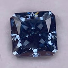 10 Ct Natural Certified Diamond Blue Color Princess Cut D- Grade Vvs1