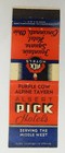 Albert Pick Hotels Fountain Square Hotel Cincinnati Ohio Vintage Matchbook Cover