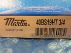 Martin Sprocket   Gear 40bs19ht 3 4  Finished Bore Sprocket With Hardened Teeth