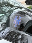 New York Mets Custom Black Rawlings Mach Pro Batting Helmet   