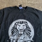 Disney The Lion King Broadway Musical Shirt Size Small Black Silver Souvenir