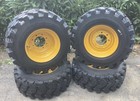 4-12-16 5 Sks-9 Skid Steer Tires rims For John Deere mustang Etc  sks753 Style 