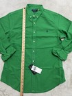Polo Ralph Lauren Men   s Button Down Slim Fit  Oxford Shirt Sz L Pony 