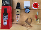1 4 Inch Air Compressor Filter Regulator Water Oil Separator With Pressure Gauge