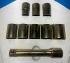 Nos Vtg Bonney Chrysler Master Tech 1 2    Drive Socket Set Sae 12pt Mtsc Mopar
