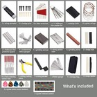 72pcs Guitar Tool Kit Professional Guitar Maintenance Repairing Tool Kit Us
