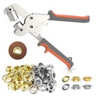 Grommet Kit   Grommet Tool Kit 3 8 Inch Grommets Eyelet Plier Set With 500pcs   