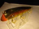 Antique Shakespeare Bass A Lure Wood Fishing Lure W Glass Eyes Hpgm Rare
