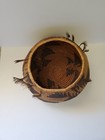 Native American Antique Finely Woven Pomo Feathered Gift Basket