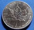 Canada Palladium Maple Leaf - 1 Oz -  50 -  9995 Fine - Random Year