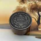 Unique 1861 Confederate States Of America Coin Copper Pill Holder - Civil War