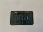 Rare 1963 Evansville Indiana Bicycle License Plate Original Paint Hard To Find