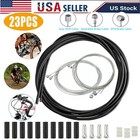23pc Bike Complete Front   Rear Wire Gear Brake Cable Set Mountain Bicycle Bikes