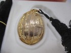 Estee Lauder Solid Perfume Compact 1995  golden Egg  Full
