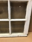 Antique Early 12 Lite 30x38 Window Sash Old Shabby Vtg White Chic Old 384-26b