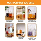 4-pack 1 Gallon Glass Jug Set  128 Oz  W  Polyseal Caps Multipurpose 1 Gallon