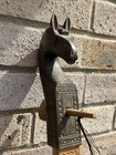 Albanian Lahuta Gusle Lute Carved Horse Folk Musical Instrument Rare Large