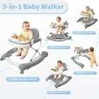 5 In 1 Baby Walker W  Bouncer height Adjustable music For 6-18 Month Boys Girls