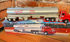 Vintage 1975 Texaco Toy Tanker Truck W lights And Backup Alarm   free Shipping 