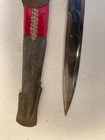 Vintage Sword Made In India Persian Red Velvet Sheath 38   blade Antique Rare