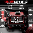 Heavy Duty Car Battery Charger   Jump Starter 12v 24v 30a Deep-cycle Batteries  