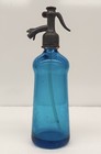 Vtg Antique Jakob Petri Ocean Blue Tapered Seltzer Soda Siphon Bottle Decor F1