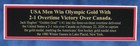 2026 Mens Olympic Gold Hockey Team Photo Collage Framed 205693