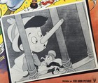 Walt Disney Pinocchio 1940 Mexican Lobby Card