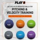 Shop Play 9 - Plyoballs Weighted Balls For Standard Set  6 Pack   Multicolor