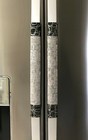 Refrigerator Oven Door Padded Appliance Handle Covers Silver Charcoal Set Of 3