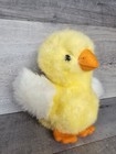 Eden Yellow Duck Plush Vintage Chick Cheep Stuffed Animal Fluffy Duckling 8 