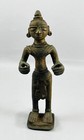 Antique Brass Indian Hindu Goddess Statue Figure 4 5 