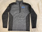 Captivating Men s Officially Licensed Ncaa Lbsu   Ucla Fleece 1 2 Zip Sweatshirt