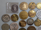 Huge Commemorative Medal Token Pendant Advertising Wooden Nickel Lot