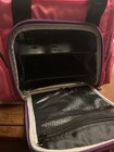 6 Pack Fitness Meal Prep Travel Bag In Pink  W internal Shelving Insulated Used